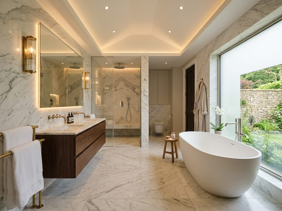 Custom Bathroom Renovation in Art